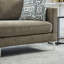 Chaise longue rembourrée en chenille avec housse amovible et coussins-195710658-195710661