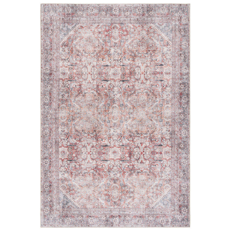 Tapis oriental rétro lavable à la machine Serapi Performance, Rectangle 5 pi 1 po x 7 pi 6 po