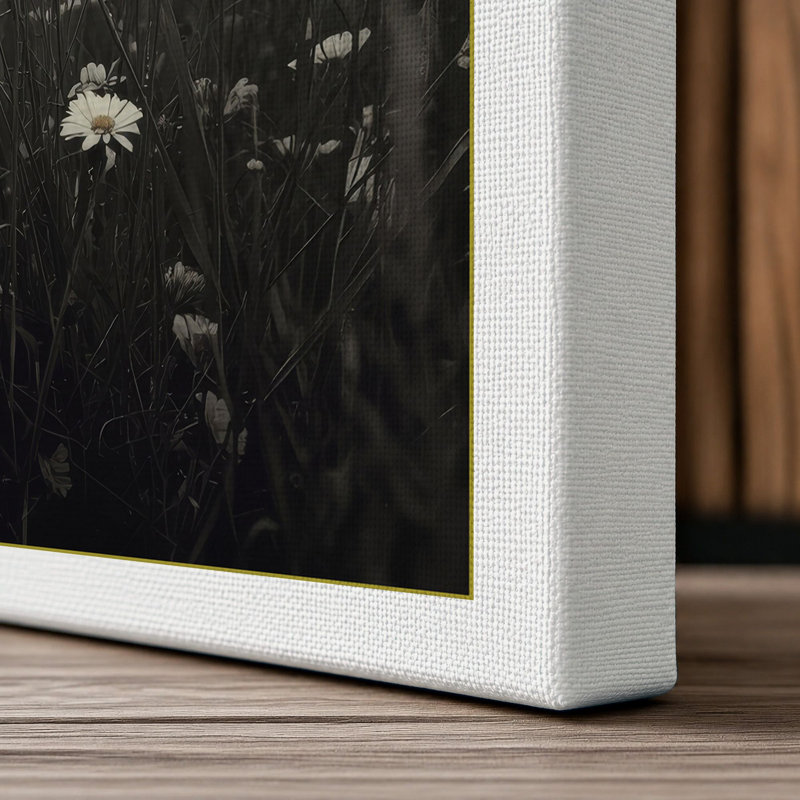 Quiet Marsh Scandinavian - Wrapped Canvas, 36x24 - 91.4 x 61.0 cm, White Border