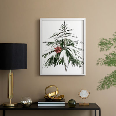«Christmas Holiday Art DCCDXLVII», reproduction d'art encadrée - bois massif