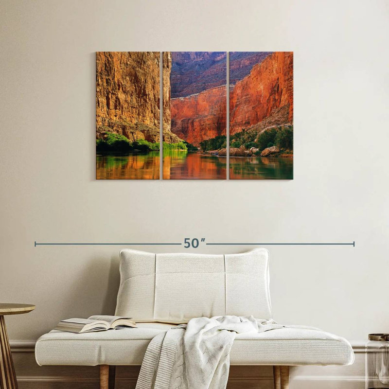 Gorge murale rouge Alvord, H 24 po x l 38 po