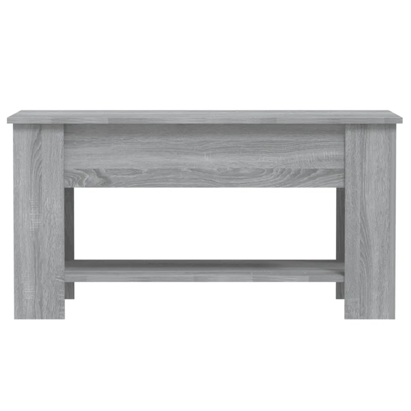 Husna Lift Top Four Leg Coffee Table with Storage, Grey