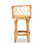Tabouret de comptoir moderne et contemporain en rotin naturel