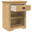 53cm W Manufactured Wood Bedside Table