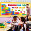 Ensemble de 87 tableaux de blocs de construction - «construire notre futur» décorations de classe pour la rentrée scolaire, tableau noir et affichage de classe