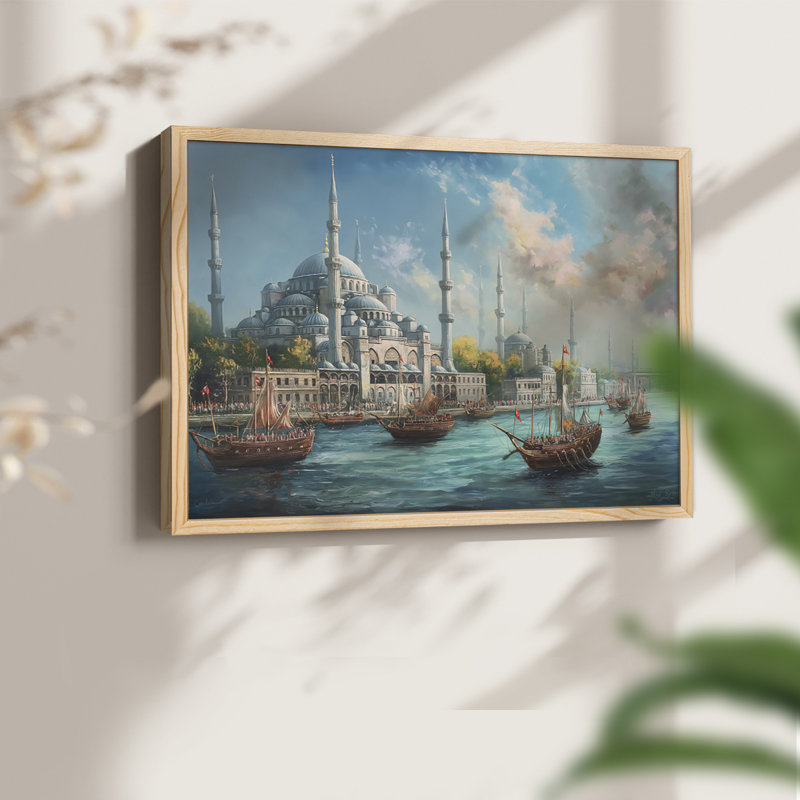Nautical Series-CCV - Reproduction encadrée - Restickable, Naturel, H 11 po x l 14 po