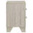 Hunsaker 2-drawer Nightstand Bedside Table Rustic Cream