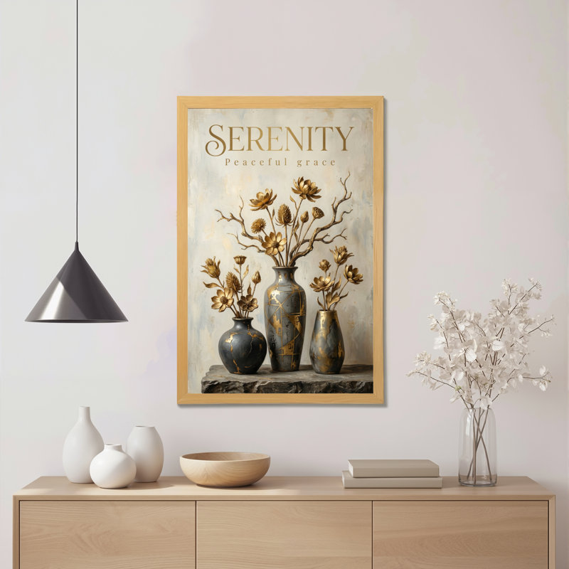 Serenity Peaceful Grace, H 18 po x l 12 po