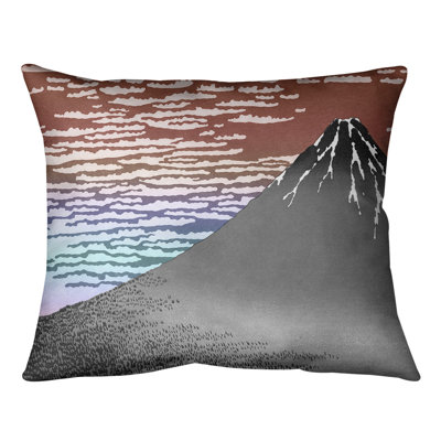 Katsushika Hokusai Reversible Throw Pillow