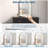 Makeup Vanity Desk with Mirror & Lights, Modern White Vanity Table with Drawers for Bedroom-397472986