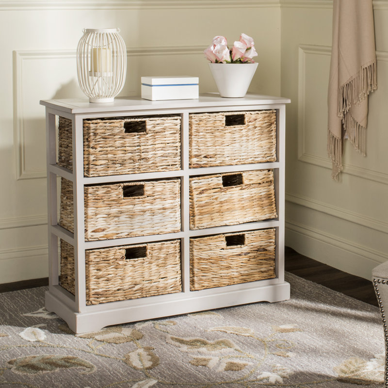 Painswick Solid Wood Accent Chest, Vintage Gray