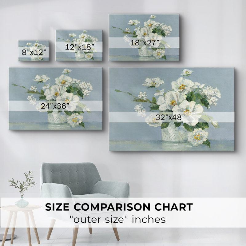Summer Fresh Arrangement -Gallery Wrapped Cavas, 24X36
