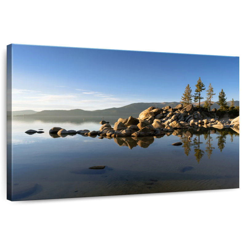 Alvord Lake Tahoe Reflection, H 32 po x l 48 po