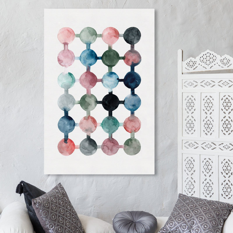 Peach Breeze sur toile, H 45 po x l 30 po x P 1,5 po