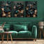 3 Piece Wrapped Canvas Print-136180166