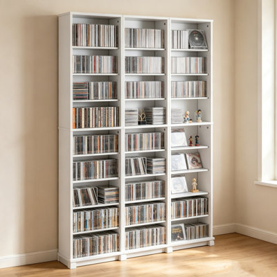 61 " H Media Shelves