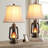 Kaylyn 25" Resin Table Lamp Set With Night Light And USB Ports