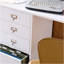 Organisateur pliable et bureau d'artisanat - Blanc