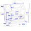 Lit en bois 2 tiroirs avec tablettes et garde-corps-381391312-381391319