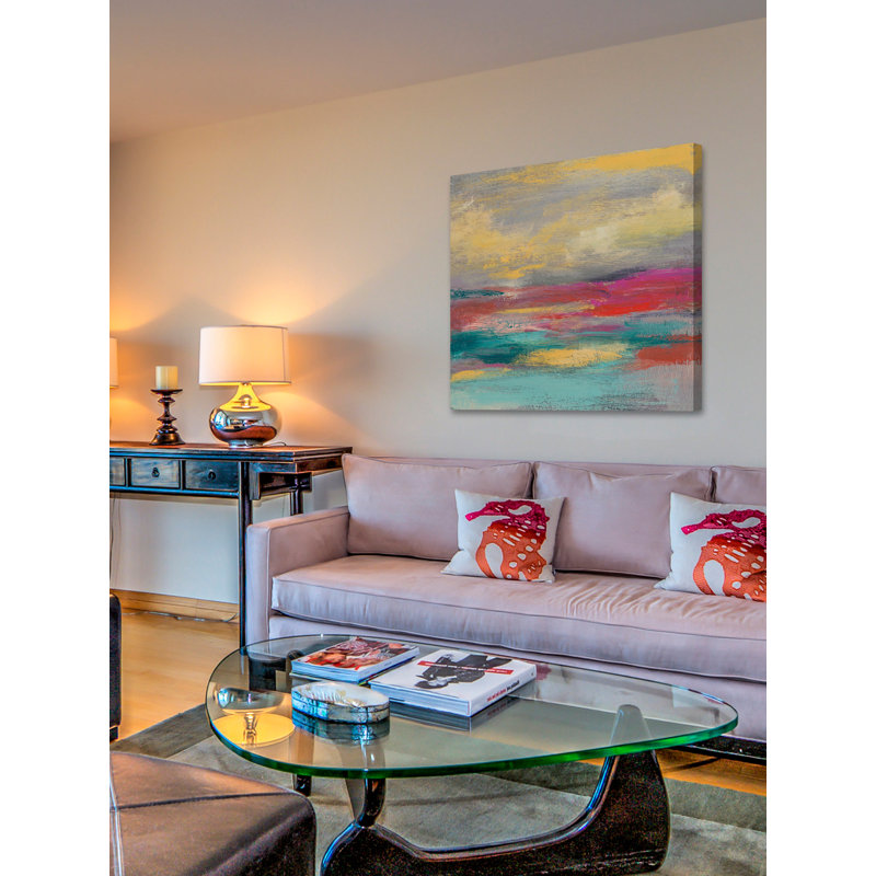 " Sunset Study I ", 18" H x 18" W x 1.5" D