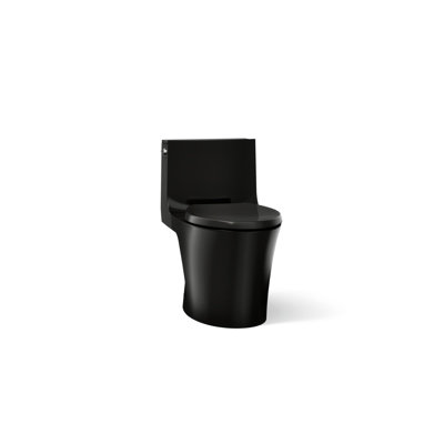 Veil™ One-Piece Elongated Dual-Flush Toilet with Skirted Trapway