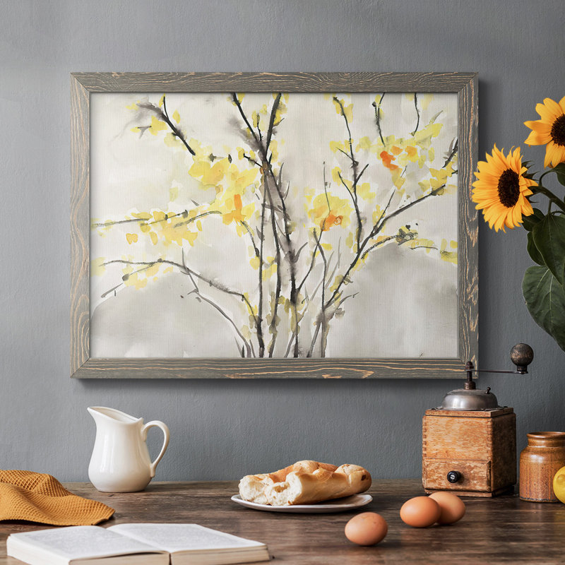 " Blissful Elegance I ", Gray, 22" H x 32" W