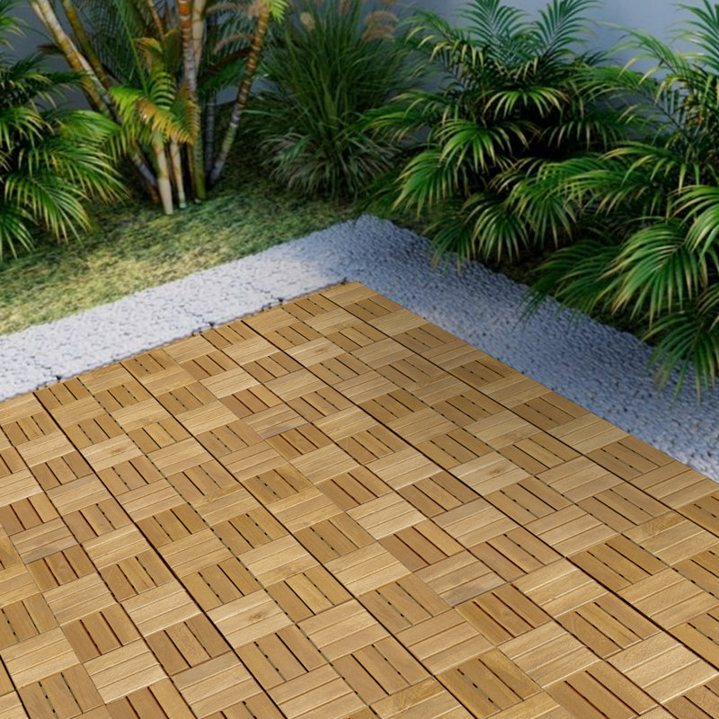 Carreaux de terrasse 12 po x 12 po, Jaune