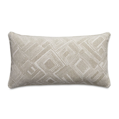Moro Geometric Feather Throw Pillow