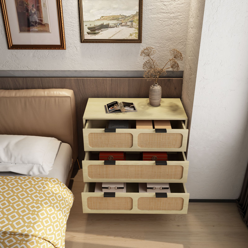 Crannell 31.5'' W Nightstand, White