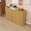 Buffet à 2 tiroirs, tablettes à 3 niveaux et finition texturée rayée Modern-588682233