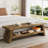 4 Pair Shoe Storage Bench With Lower Shelf, 47'' Front Entry Bench-475178315