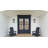 Carmen Matte Black Outdoor Wall Lantern-682085673-682085652