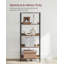 Aftyn 60cm W Steel Etagere Bookcase-602105809