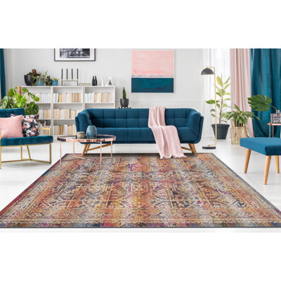Morvant Oriental Indoor Rug
