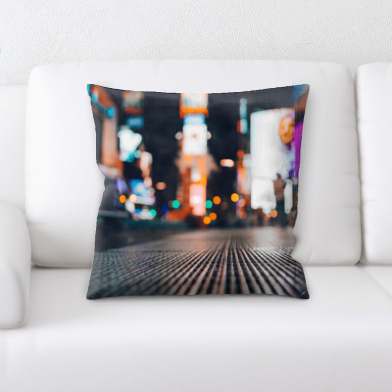 Microsuede Throw Pillow