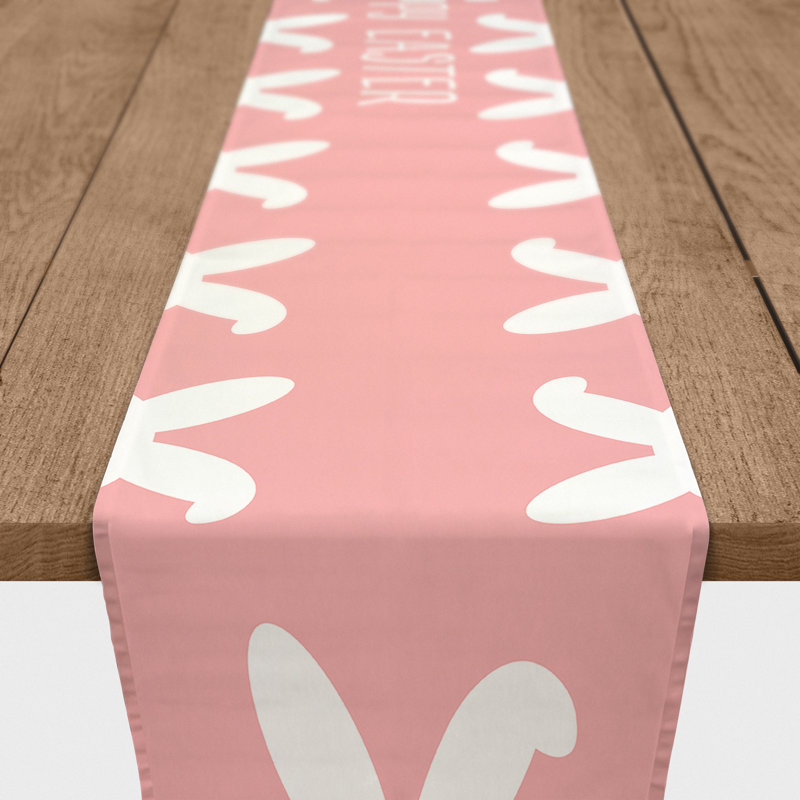 Chemin de table géométrique de Pâques Pendergast, L 90 po x l 16 po