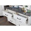 Table de chevet blanche 1Pc Table de chevet en bois massif noir 2 tiroirs avec plateau gris, finition deux tons