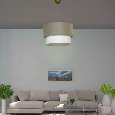 Lustre cylindrique en métal