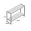 Bundyhill 120cm Solid Wood Top Console Table