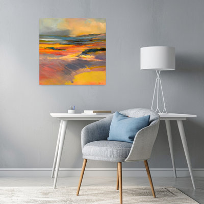 Blazing contemporain abstrait paysage art naturel