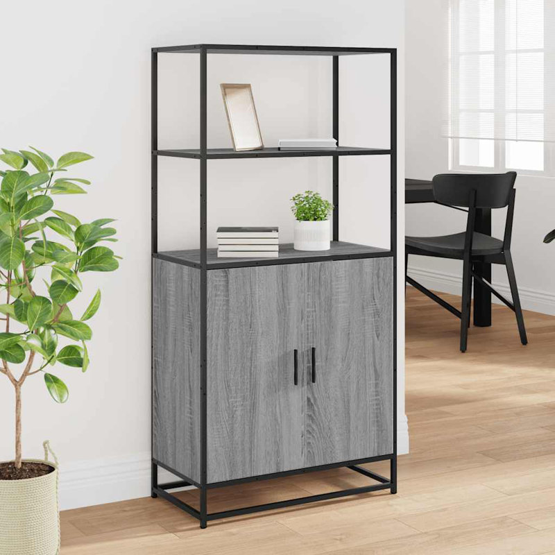 Amanollah 68cm Sideboard, Grey/Sonoma