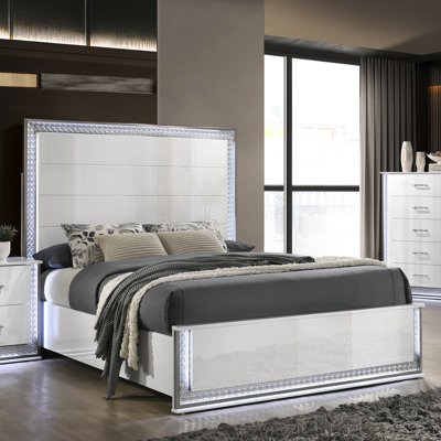 Jennie Platform Bed With Led