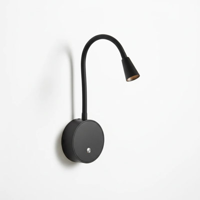 UltraBeam 3 Watt LED Wall Mounted Bedroom Reading Light With USB Charging Ports
