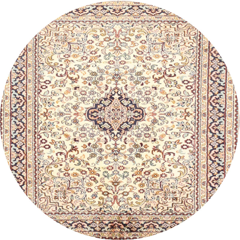 Carmelino Oriental Indoor Rug, Round 4'