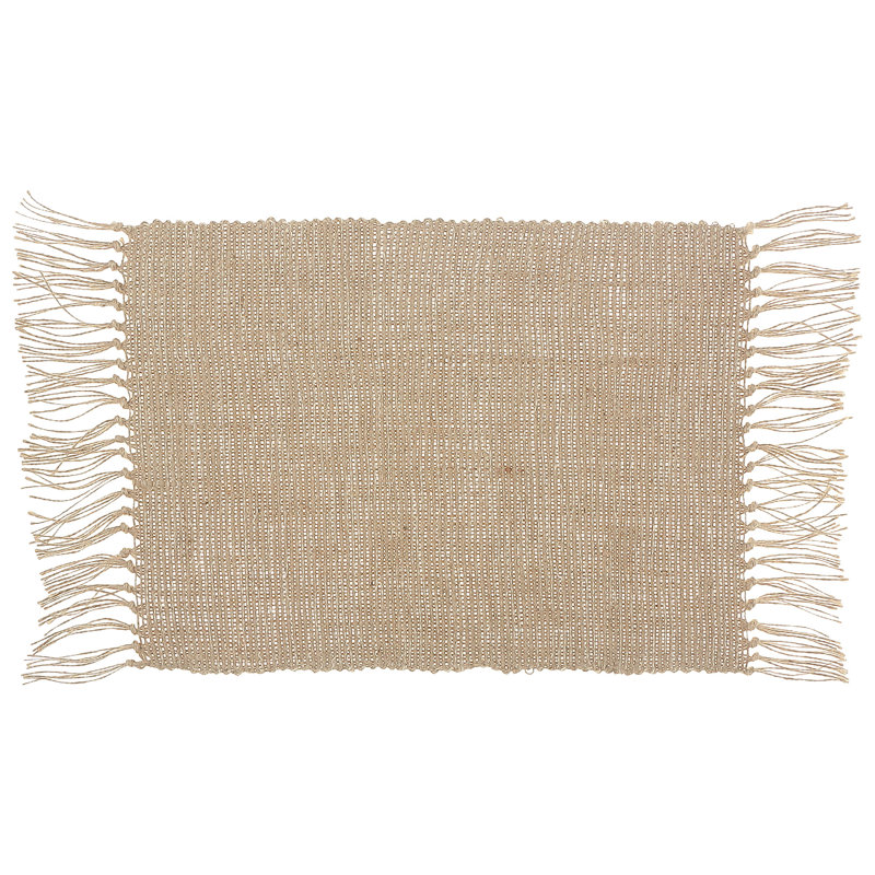 Ih Casadecor Geometric Placemat, White/Natural