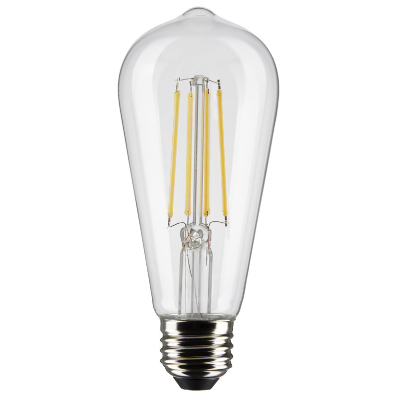  8 watts (60 watts équivalents), ST19 DEL, ampoule à intensité variable, E26 / culot moyen (standard), 4 000 K