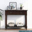Console en bois massif 36 po Nedlands-1071169349
