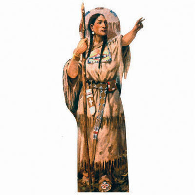 Sacajawea Cardboard Standup