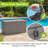 100 Gallon Indoor Outdoor Lockable Storage Box, Large Water Resistant Resin Deck Box-125522458