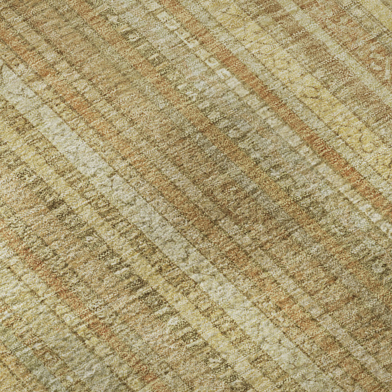 Tapis à rayures de qualité supérieure lavable à la machine AMF1655, Rectangle 10 pi x 14 pi